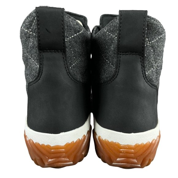 Skechers Women's Jagged Pond Moodspace Black Charcoal Duck Boots Sizes 7 - 11 - Picture 5 of 8